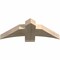 Ekena Millwork Bellingham Rough Sawn Timber Gable Bracket, Douglas Fir, 36"W x 13"H x 4"D x 6"F, 9/12 Pitch GBW036X13X0406BEL00RDF - alternate 2